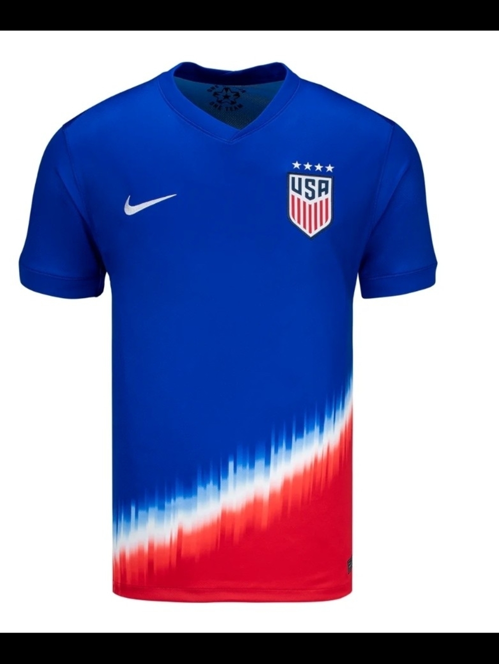 Nike Blue USA Soccer Jersey with Red and White Accent XL NWOT